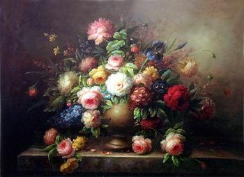 unknow artist Floral, beautiful classical still life of flowers.067 oil painting image
